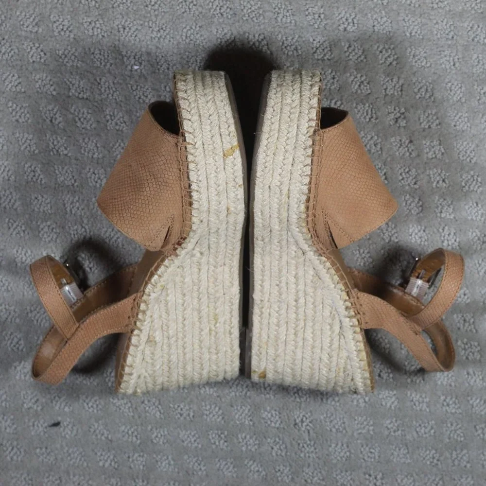 Franco Sarto Size 9 Espadrille Brown 2
